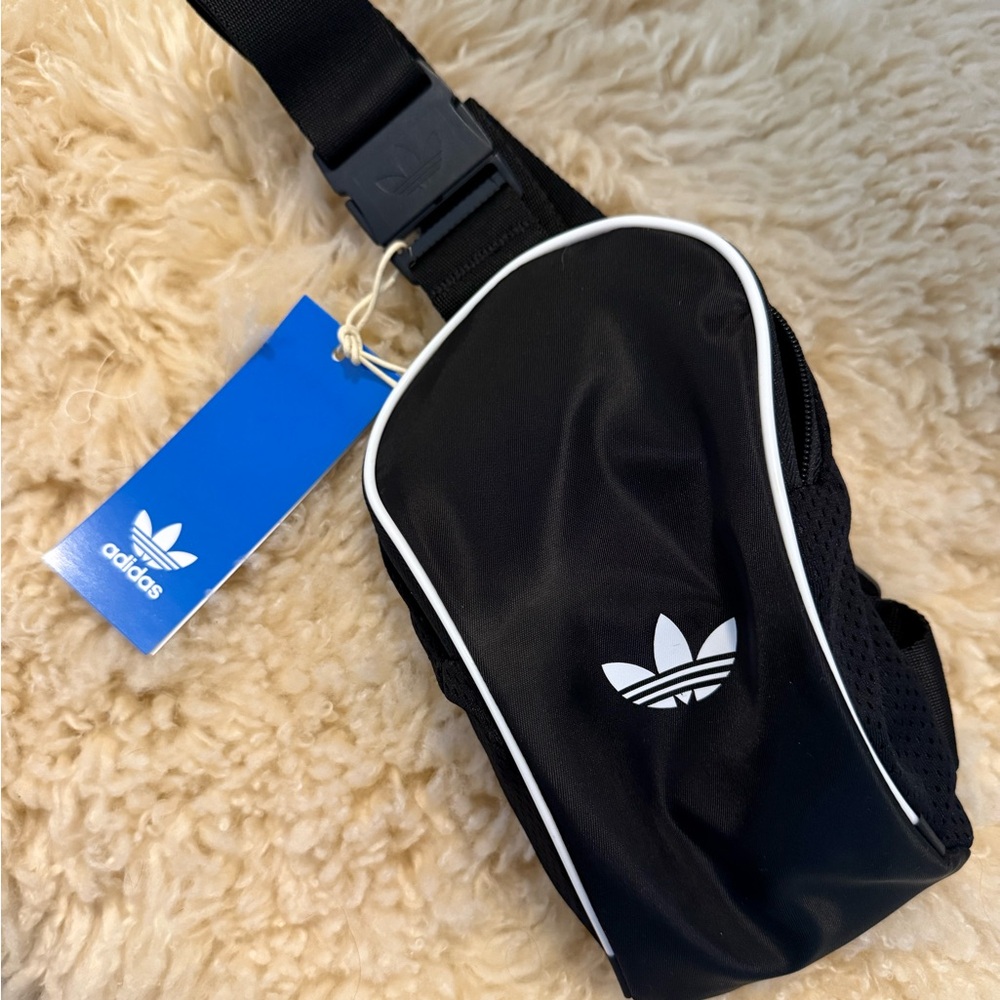 NWT Adidas Black Belt Bag